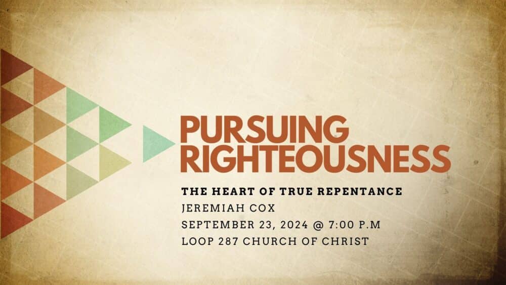 The Heart of True Repentance