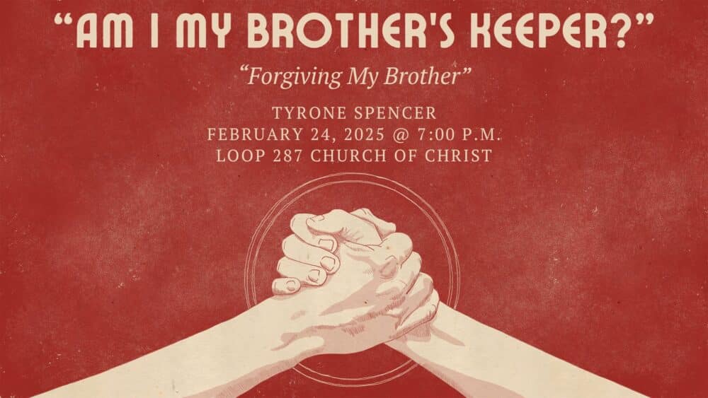 Forgiving My Brother