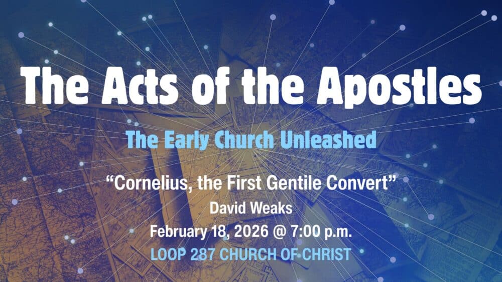 Cornelius, the First Gentile Convert