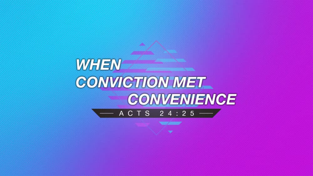 When Conviction Met Convenience