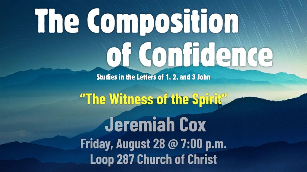 The Witness of the Spirit